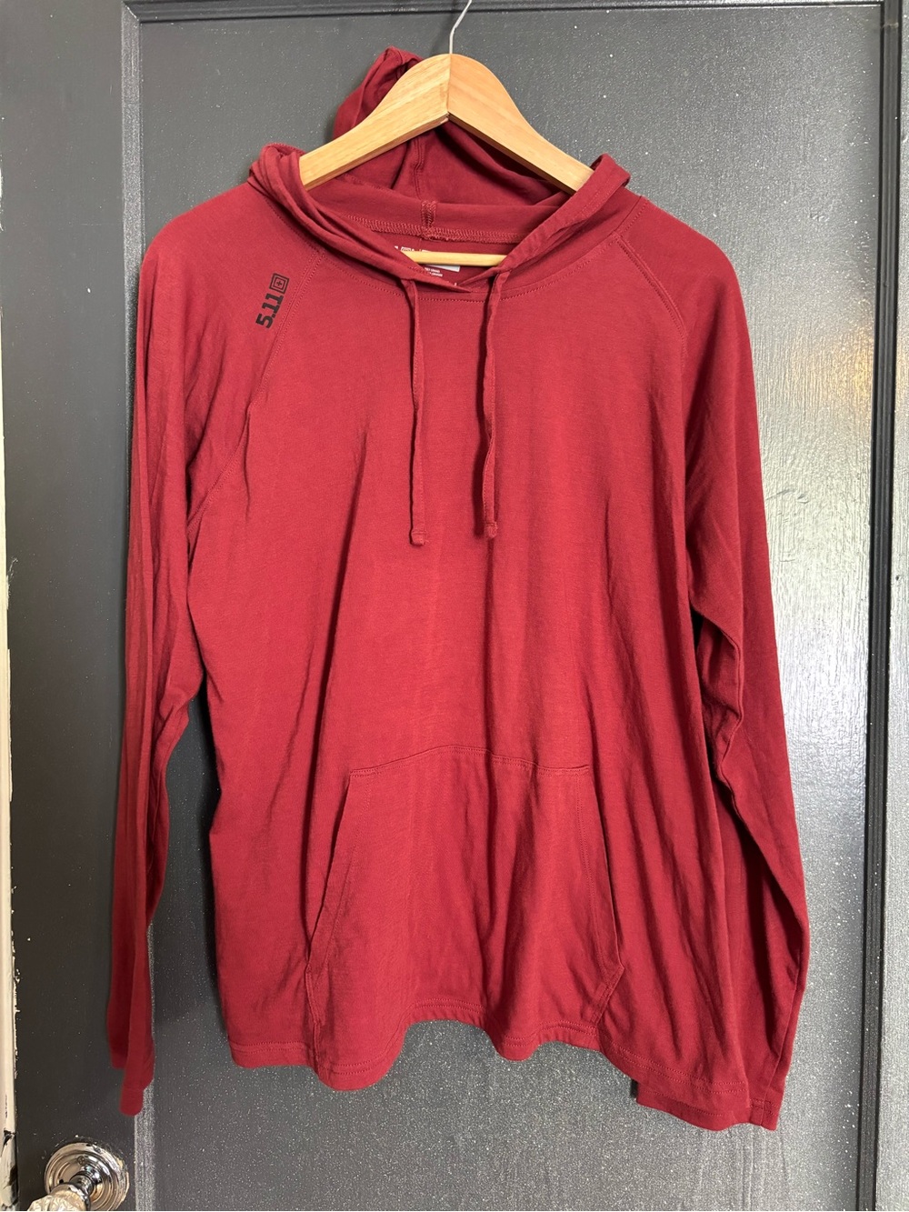 5.11 Tactical Men's Burgundy Hoodie Pullover